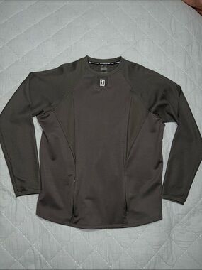 1st Phorm Men's Long-Sleeve Technical Crew Neck Shirt Olive Green